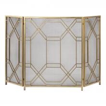 Uttermost 18707 - Uttermost Rosen Fireplace Screen, Gold