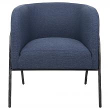 Uttermost 23683 - Uttermost Jacobsen Accent Chair, Denim