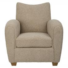 Uttermost 23694 - Uttermost Teddy Accent Chair, Latte