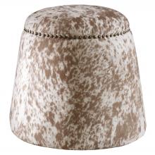 Uttermost 23725 - Uttermost Gumdrop Ottoman, Cow Hide