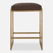 Uttermost 23419 - Uttermost Atticus Counter Stool, Gold