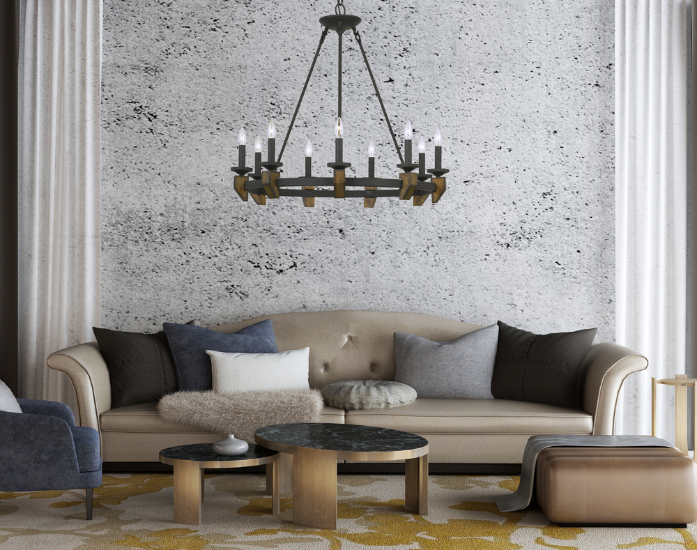 Cal Lighting Cruz Chandelier