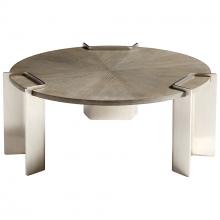 Cyan Designs 10226 - Arca Cocktail Table Weathered Oak And Stainless Steel