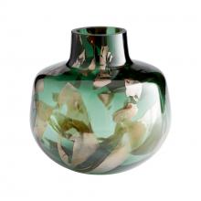 Cyan Designs 10491 - Maisha Vase Green And Gold - Small