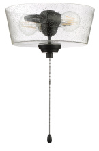 Craftmade LK2802-FB-LED - Clear Seeded Glass w/2x7w LED