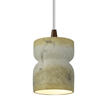 Justice Design Group CER-6500-TRAG-DBRZ-WTCD - Short Hourglass Pendant