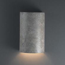 Justice Design Group CER-0940W-TRAM-LED1-1000 - Small Cylinder - Closed Top (Outdoor) - LED