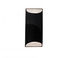 Justice Design Group CER-5755-BKMT - Large ADA Tapered Cylinder Wall Sconce