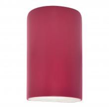 Justice Design Group CER-1260W-CRSE-LED1-1000 - Large LED Cylinder - Closed Top (Outdoor)