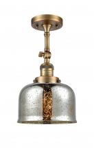 Innovations Lighting 201F-BB-G78 - Bell - 1 Light - 8 inch - Brushed Brass - Adjustable Semi-Flush Mount