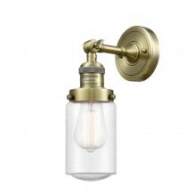 Innovations Lighting 203-AB-G314 - Dover - 1 Light - 5 inch - Antique Brass - Adjustable Sconce