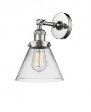 Innovations Lighting 203-PC-G42 - Cone - 1 Light - 8 inch - Polished Chrome - Adjustable Sconce