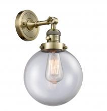 Innovations Lighting 203SW-AB-G202-8 - Beacon - 1 Light - 8 inch - Antique Brass - Adjustable Sconce