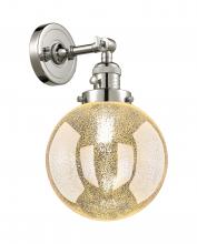 Innovations Lighting 203SW-PN-G208-8 - Beacon - 1 Light - 8 inch - Polished Nickel - Adjustable Sconce
