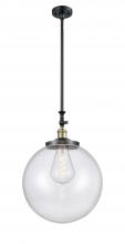 Innovations Lighting 206-BAB-G204-16 - Beacon - 1 Light - 16 inch - Black Antique Brass - Stem Hung - Adjustable Mini Pendant