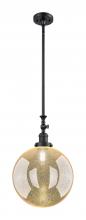 Innovations Lighting 206-BK-G208-12 - Beacon - 1 Light - 12 inch - Matte Black - Stem Hung - Adjustable Mini Pendant