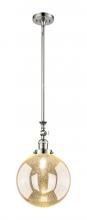 Innovations Lighting 206-PN-G208-10 - Beacon - 1 Light - 10 inch - Polished Nickel - Stem Hung - Adjustable Mini Pendant