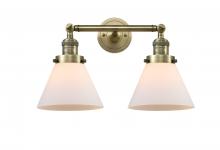 Innovations Lighting 208-AB-G41 - Cone - 2 Light - 18 inch - Antique Brass - Adjustable Bath Vanity Light