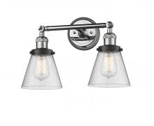 Innovations Lighting 208BP-PCBK-G64 - Cone - 2 Light - 16 inch - Polished Chrome - Adjustable Bath Vanity Light