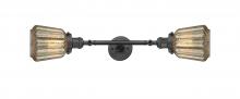 Innovations Lighting 208L-OB-G146 - Chatham - 2 Light - 7 inch - Oil Rubbed Bronze - Adjustable Bath Vanity Light