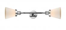 Innovations Lighting 208L-PC-G61 - Cone - 2 Light - 6 inch - Polished Chrome - Adjustable Bath Vanity Light