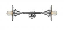 Innovations Lighting 208L-PC-M7-LED - Railroad - 2 Light - 8 inch - Polished Chrome - Adjustable Bath Vanity Light