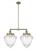 Innovations Lighting 209-AB-G664-12 - Bullet - 2 Light - 24 inch - Antique Brass - Stem Hung - Adjustable Island Light