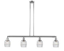 Innovations Lighting 214-PC-G302 - Colton - 4 Light - 50 inch - Polished Chrome - Stem Hung - Adjustable Island Light