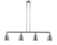 Innovations Lighting 214-PC-M9-PC - Addison - 4 Light - 50 inch - Polished Chrome - Stem Hung - Adjustable Island Light