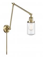 Innovations Lighting 238-AB-G314 - Dover - 1 Light - 5 inch - Antique Brass -Adjustable Swing Arm