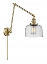 Innovations Lighting 238-AB-G74 - Bell - 1 Light - 8 inch - Antique Brass -Adjustable Swing Arm
