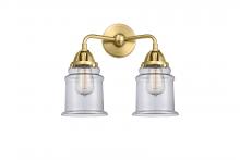 Innovations Lighting 288-2W-SG-G182 - Canton - 2 Light - 14 inch - Satin Gold - Bath Vanity Light