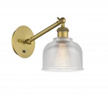 Innovations Lighting 317-1W-BB-G412 - Dayton - 1 Light - 6 inch - Brushed Brass - Adjustable Sconce