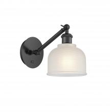 Innovations Lighting 317-1W-BK-G411 - Dayton - 1 Light - 6 inch - Matte Black - Adjustable Sconce