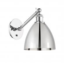 Innovations Lighting 317-1W-PC-MBD-75-PC - Bristol - 1 Light - 8 inch - Polished Chrome - Adjustable Sconce