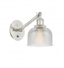 Innovations Lighting 317-1W-SN-G412 - Dayton - 1 Light - 6 inch - Brushed Satin Nickel - Adjustable Sconce