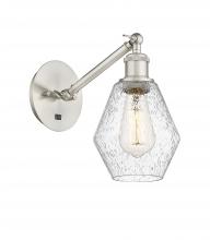 Innovations Lighting 317-1W-SN-G654-6 - Cindyrella - 1 Light - 6 inch - Brushed Satin Nickel - Adjustable Sconce