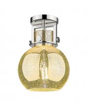 Innovations Lighting 411-1F-PN-G410-8ME - Newton Sphere - 1 Light - 8 inch - Polished Nickel - Flush Mount