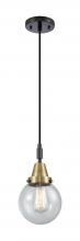 Innovations Lighting 447-1P-BAB-G204-6 - Beacon - 1 Light - 6 inch - Black Antique Brass - Mini Pendant