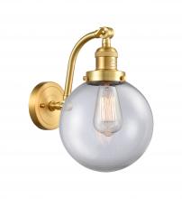 Innovations Lighting 515-1W-SG-G202-8 - Beacon - 1 Light - 8 inch - Satin Gold - Adjustable Sconce