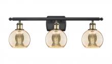 Innovations Lighting 516-3W-BAB-G128-6 - Athens - 3 Light - 26 inch - Black Antique Brass - Bath Vanity Light