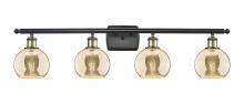 Innovations Lighting 516-4W-BAB-G128-6 - Athens - 4 Light - 36 inch - Black Antique Brass - Bath Vanity Light