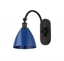 Innovations Lighting 518-1W-OB-MBD-75-BL - Plymouth - 1 Light - 8 inch - Oil Rubbed Bronze - Adjustable Swing Arm