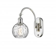Innovations Lighting 518-1W-PN-G1215-6 - Athens Water Glass - 1 Light - 6 inch - Polished Nickel - Adjustable Swing Arm
