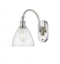 Innovations Lighting 518-1W-PN-GBD-754 - Bristol - 1 Light - 8 inch - Polished Nickel - Adjustable Swing Arm