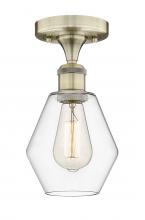 Innovations Lighting 616-1F-AB-G652-6 - Cindyrella - 1 Light - 6 inch - Antique Brass - Semi-Flush Mount