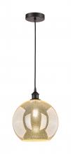 Innovations Lighting 616-1P-OB-G128-12 - Athens - 1 Light - 12 inch - Oil Rubbed Bronze - Cord hung - Mini Pendant