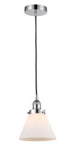 Innovations Lighting 616-1PH-PC-G41 - Cone - 1 Light - 8 inch - Polished Chrome - Cord hung - Mini Pendant