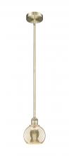Innovations Lighting 616-1S-AB-G128-6 - Athens - 1 Light - 6 inch - Antique Brass - Cord hung - Mini Pendant