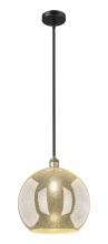 Innovations Lighting 616-1S-BAB-G128-14 - Athens - 1 Light - 14 inch - Black Antique Brass - Cord hung - Pendant